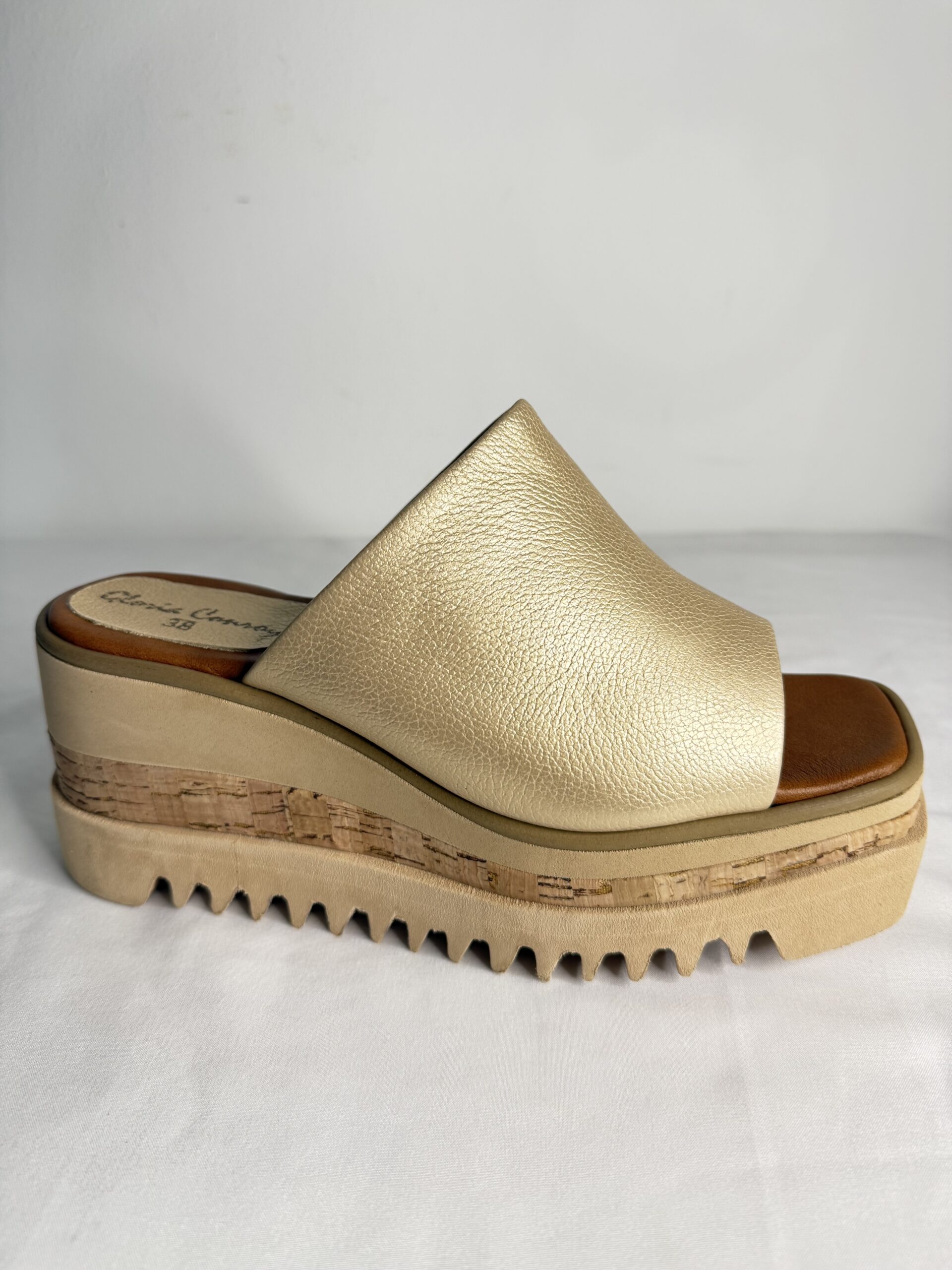 Cork & Gold Radiance Open Toe